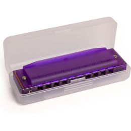 Hohner Translucent Harp Purple Hardcase Armónica Diatónica