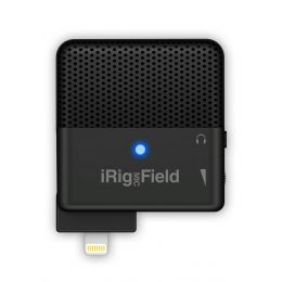 IK Multimedia iRig Mic Field Micrófono estéreo digital de bolsillo para dispositivos Apple compatibles con Lightning 