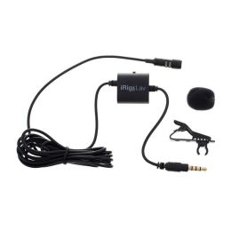 IK Multimedia Micrófono de Lavalier móvil para iOS/Android. Incluye 2 Un.iRig Mic Lav