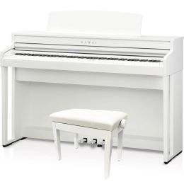 Kawai CA 49 W Blanco Pack Piano digital de pared + banqueta