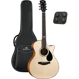 Kepma Guitars SOLID TOP SERIES F0e-b grand auditorium natural