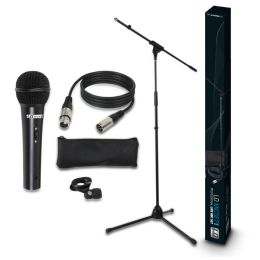 LD Systems MIC SET 1 Set de micrófono, soporte, cable y pinza