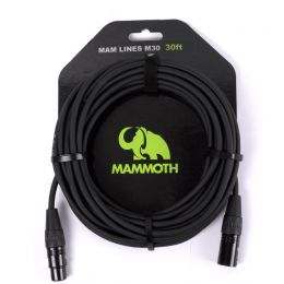 Mammoth Mam Lines M30 Cable de micrófono de 9 m