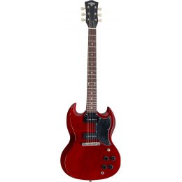 Maybach Guitars Albatroz '65-2 P90 Dark Winered Aged Guitarra eléctrica tipo SG
