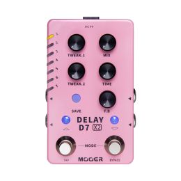 Mooer D7 X2 Delay Pedal de delay