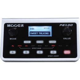 Mooer PE100 Portable Pedalera multiefectos para guitarra