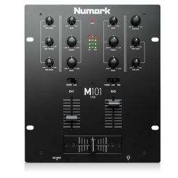Numark M101 USB Black Mezclador de dos canales con USB para DJs
