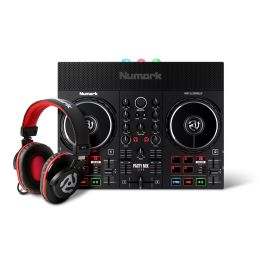 Numark Party Mix Live Bundle Kit DJ completo: Controlador DJ Party Mix Live + auriculares HF175