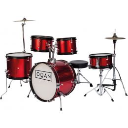 Oqan Batería Junior Red QPA 5 Batería acústica para niños