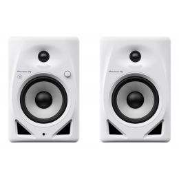 Pioneer DJ DM 50D BT W blanco Monitores de estudio para aplicaciones DJ con Bluetooth (pareja)