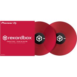 Pioneer DJ RB VD1 Control Vinyl Rojo (pareja) Vinilos de control para Rekordbox 