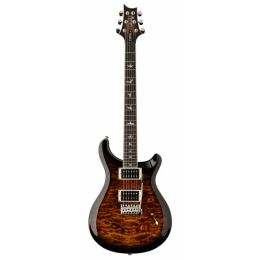 PRS SE Custom 24 Quilt Black Gold Burst Guitarra eléctrica de cuerpo sólido