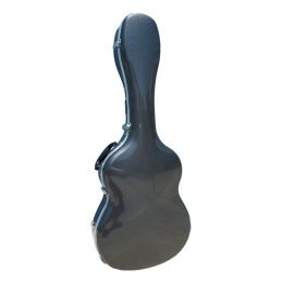 Rapsody ABS Armonía Clásica 3D Negro brillante Estuche para Guitarra Clásica 