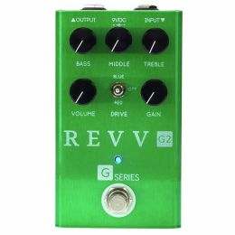 REVV G2 Green Overdrive Pedal de efecto overdrive para guitarra