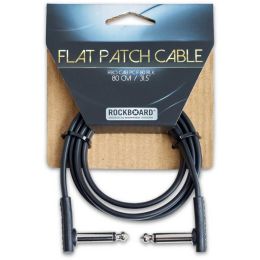 Rockboard Flat Patch Cable Black 80 CM Latiguillo para pedalera