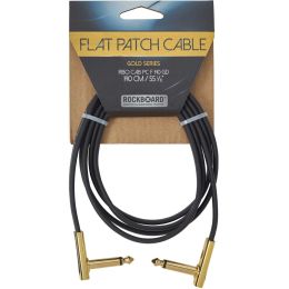 Rockboard Flat Patch Cable Gold 140 CM Latiguillo para pedalera