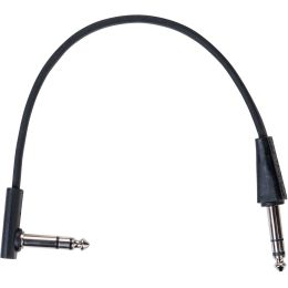 Rockboard Flat TRS Cable Straight-angled 20 CM