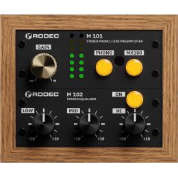 Rodec Bunk 01 Bamboo Jet Black (B-Stock) Preamplificador dual discreto de línea/phono