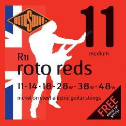 Rotosound R11 roto reeds Juego de cuerdas para guitarra eléctrica 11-48