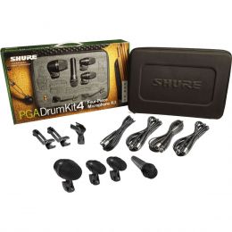 Shure PGA Drumkit 4 Kit de micrófonos de batería