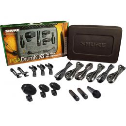 Shure PGA Drumkit 6 Kit de micrófonos de batería