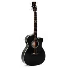 Sigma 000MC-1E-BK Guitarra electroacústica