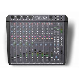 Solid State Logic Big Six Mezclador compacto profesional de 18 entradas con interfaz de audio integrada