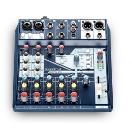 Soundcraft Notepad 8FX Mesa de mezclas analógica con USB y FX Lexicon
