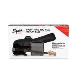 Squier Affinity Series Precision Bass PJ Pack LF Black