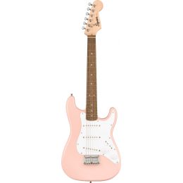 Squier Mini Stratocaster LRL Shell Pink Guitarra eléctrica tamaño pequeño