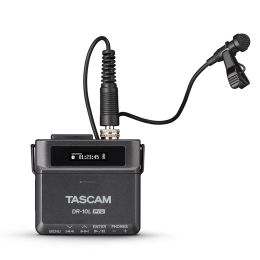 Tascam DR-10L Pro Grabadora y micrófono de solapa