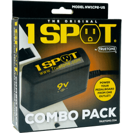 Truetone 1 SPOT Combo Pack Fuente de alimentación de 9V con accesorios