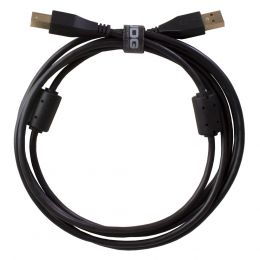 UDG U95001BL Cable USB 2.0 A-B Black Straight 1 m