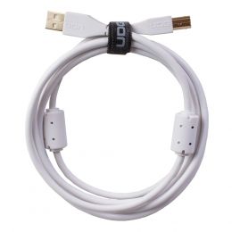 UDG U95001WH Cable USB 2.0 A-B White Straight 1 m