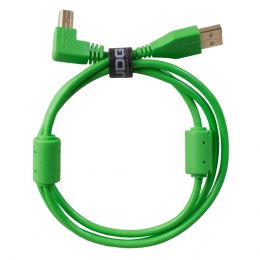UDG U95004GR Cable USB 2.0 A-B Green Angled 1 m