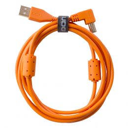 UDG U95004OR Cable USB 2.0 A-B Orange Angled 1 m