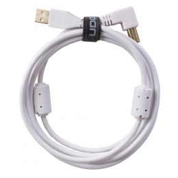 UDG U95004WH Cable USB 2.0 A-B White Angled 1 m