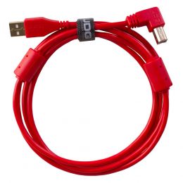 UDG U95005RD Cable USB 2.0 A-B Red Angled 2 m
