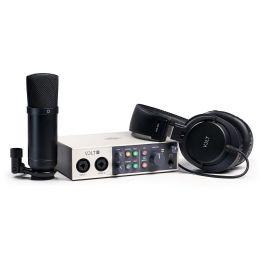Universal Audio Volt 2 Studio Pack Pack Interfaz de audio USB C + micrófono de condensador + auriculares