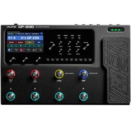 Valeton GP-200 Pedalera multiefectos para guitarra/bajo con simuladores de amplificadores