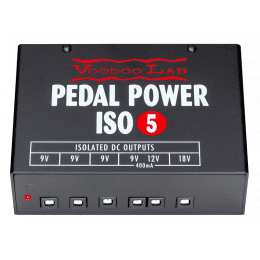 Voodoo Lab ISO-5 Pedal Power Fuente de alimentación múltiple para pedales de efecto