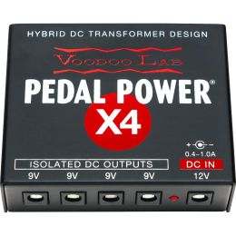 Voodoo Lab Pedal Power X4 Fuente de alimentación múltiple para pedales de efecto