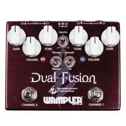 Wampler Dual Fusion Tom Qualy Signature Overdrive Pedal dual overdrive para guitarra eléctrica