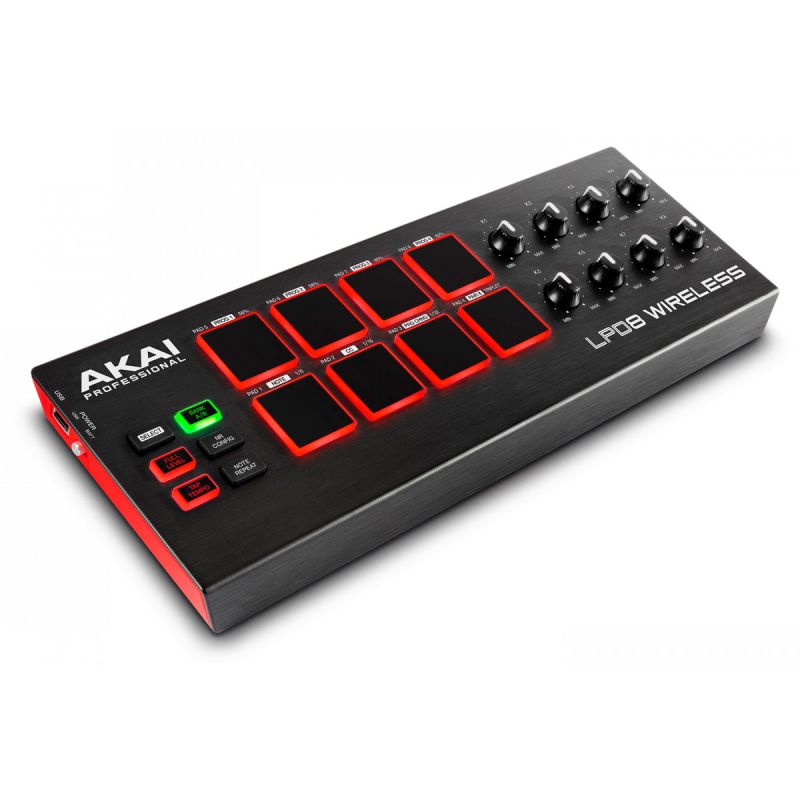Akai LPD8 Wireless Controlador MIDI Wireless akai_lpd8-imagen-1