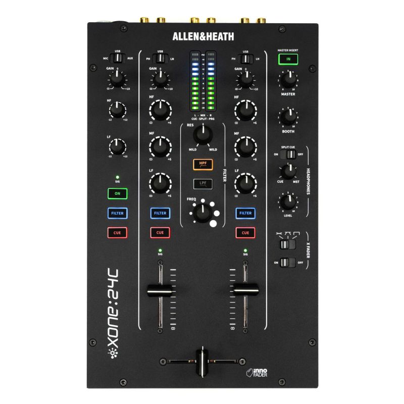 Allen & Heath XONE 24C Mezclador DJ analógico 2+1 con interfaz USB allen-heath_xone-24c-imagen-1