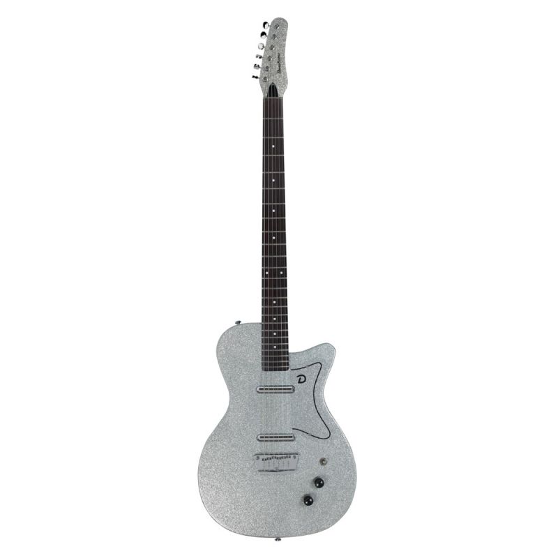Danelectro Baritone Silver Metal Flake Guitarra eléctrica single cutaway danelectro_baritone-silver-metal-flake-imagen-0