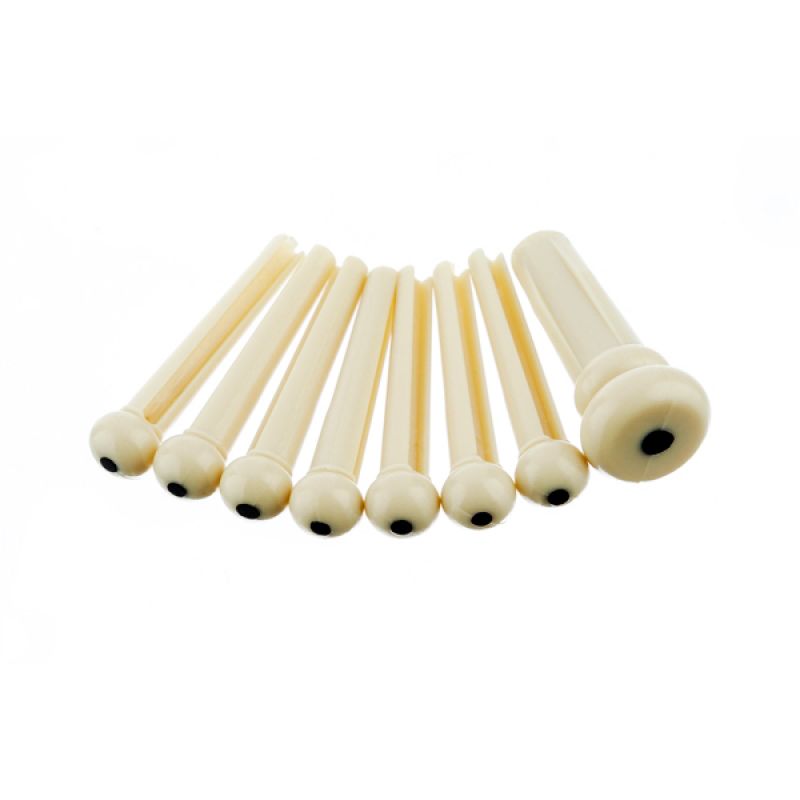 Fender Acoustic bridge pin set Conjunto de siete clavijas de puente fender_acoustic-bridge-pin-set-imagen-0