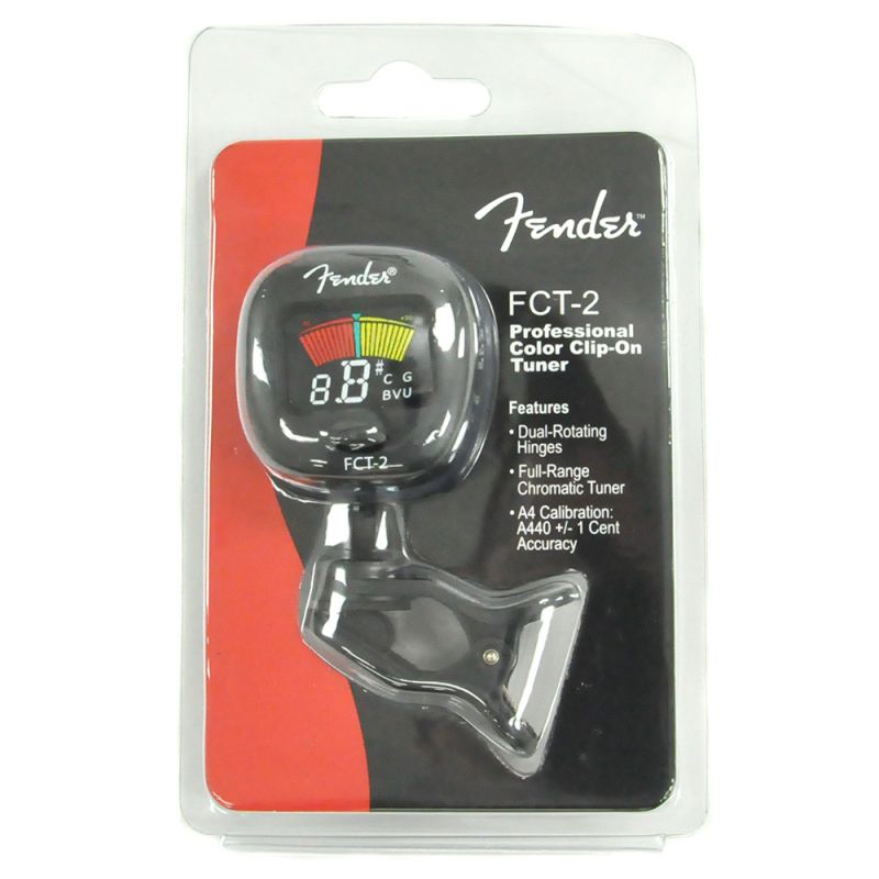 Fender FCT2 Pro Color Clip-On Tuner Afinador de pinza para guitarra y bajo fender_fct2-pro-color-clip-on-tuner-imagen-1