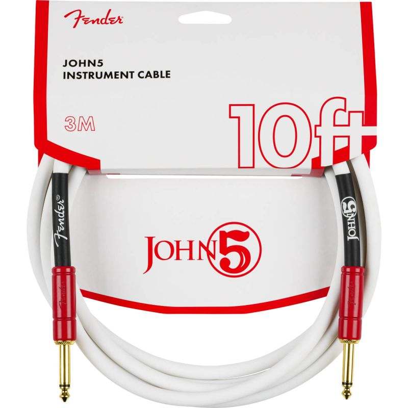 John 5 Instrument 10' White/Red