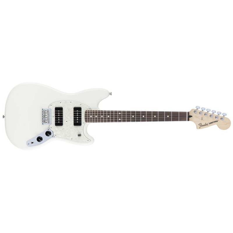 Fender Mustang 90 RW Olympic White Guitarra eléctrica Fender Mustang fender_mustang-90-olympic-white-imagen-1